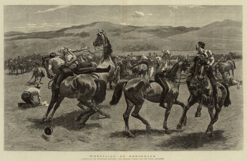 Lotta a cavallo da William Small