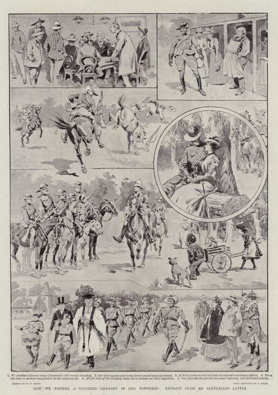 Come abbiamo formato una Compagnia a Cavallo nel nostro Comune, Estratto da una Lettera Australiana da William T. Maud