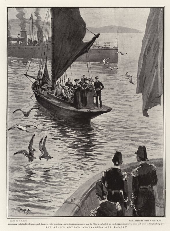 La crociera del re, serenate al largo di Ramsey da William T. Maud