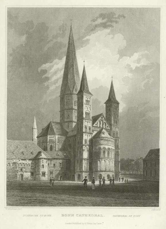 Cattedrale di Bonn da William Tombleson