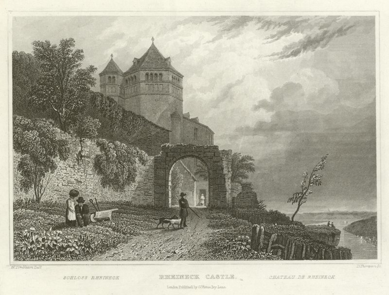Castello di Rheineck da William Tombleson