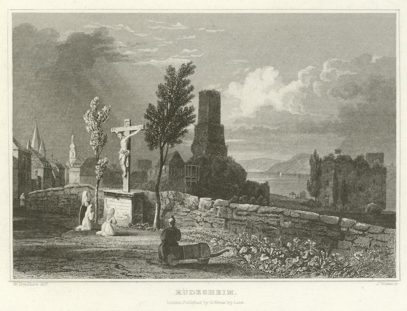Rudesheim da William Tombleson