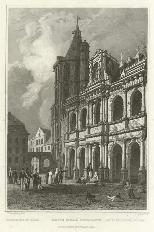Municipio di Colonia da William Tombleson