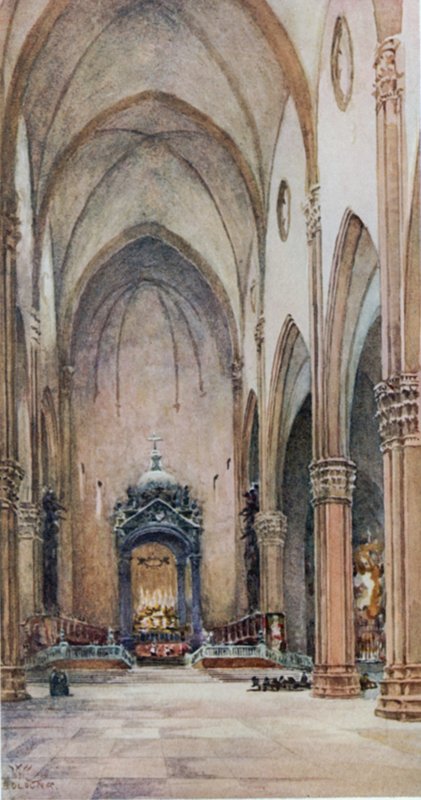Bologna. Interno di S. Petronio da William Wiehe Collins