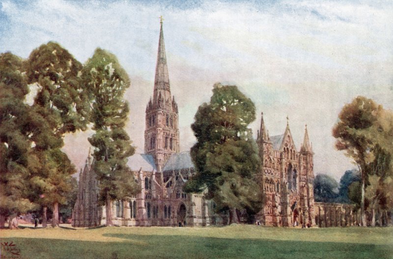 Salisbury, la Cattedrale da William Wiehe Collins
