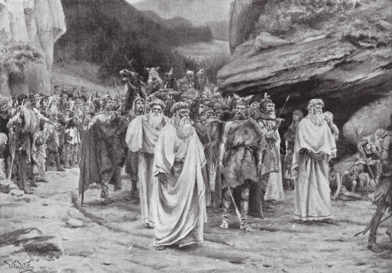 La sepoltura di un capo britannico da William Wiehe Collins