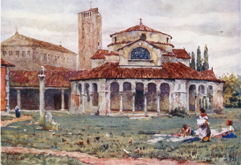Torcello. Santa Fosca e Cattedrale da William Wiehe Collins