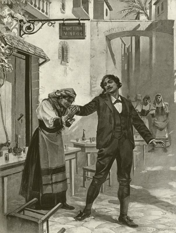 Cavalleria Rusticana, Scena xi da William de Leftwich Dodge