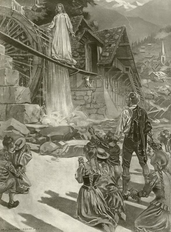 La Sonnambula, Atto III scena ii da William de Leftwich Dodge