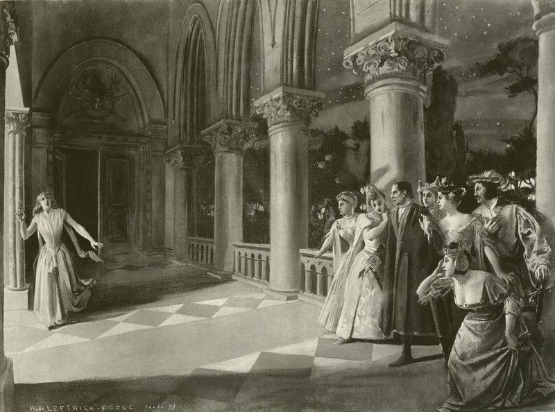 Lucia di Lammermoor, Atto III scena vi da William de Leftwich Dodge