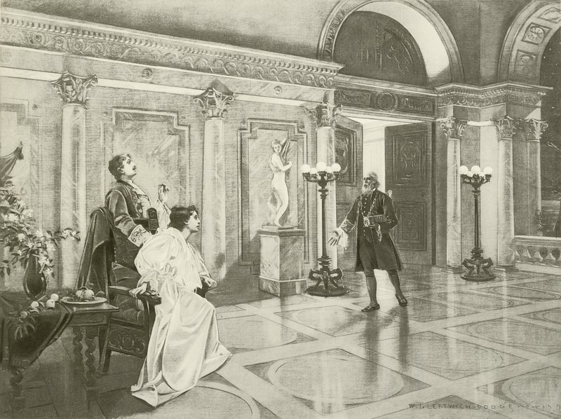 Mignon, Atto III scena VIII (incisione) da William de Leftwich Dodge