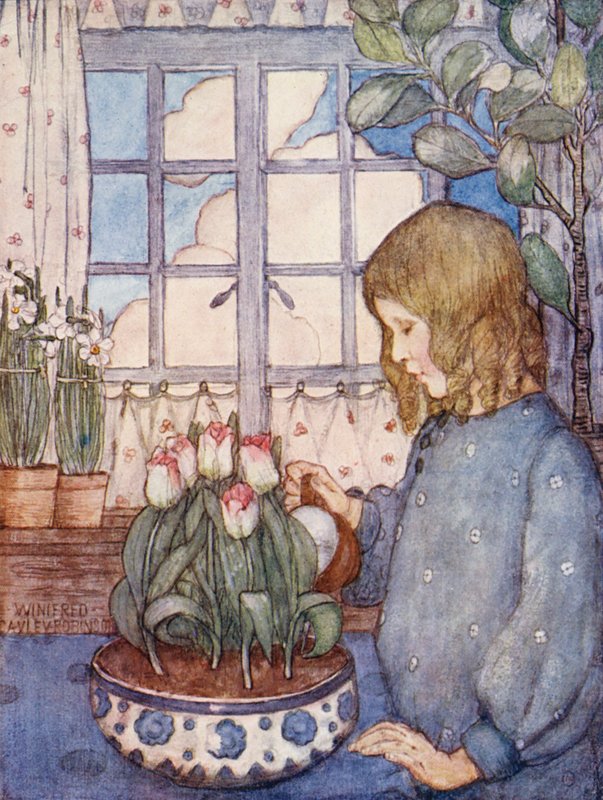 Libro di giardinaggio per bambini: un giardino in una stanza in primavera da Winifred Cayley Robinson