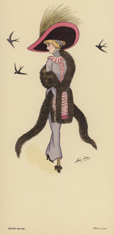 Mode invernali 1910-1911 da Xavier Sager