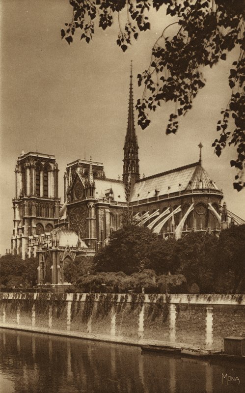 Parigi: Cattedrale di Notre-Dame da . .