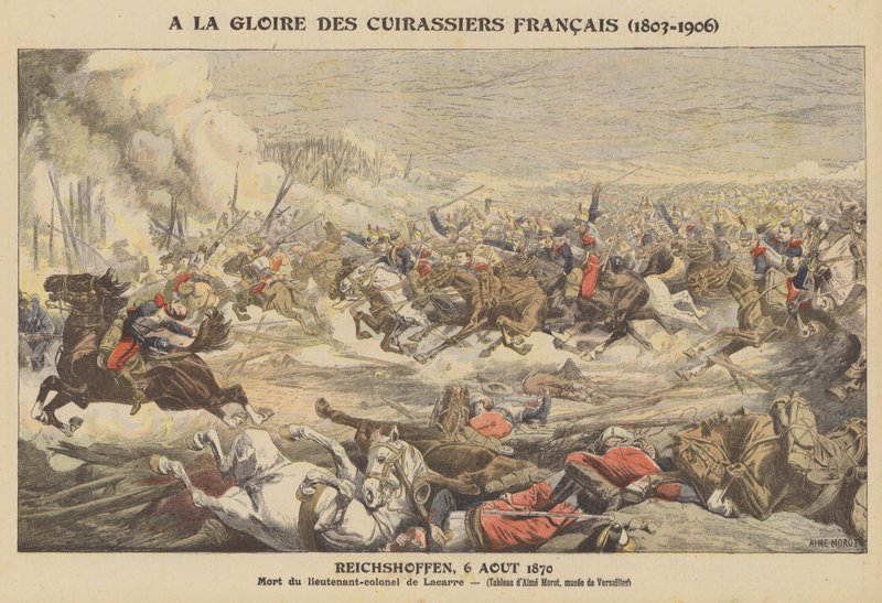 Alla gloria dei Corazzieri Francesi (1803-1906) da after Aime Nicolas Morot
