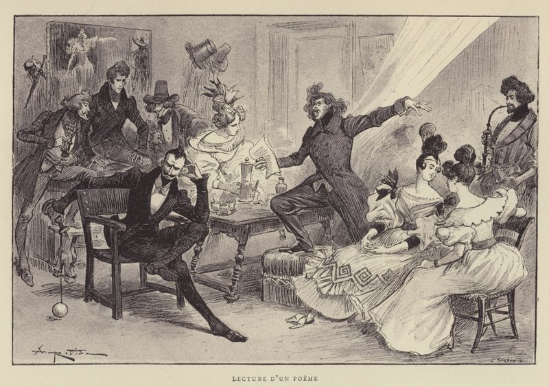Lettura di una poesia da after Albert Robida