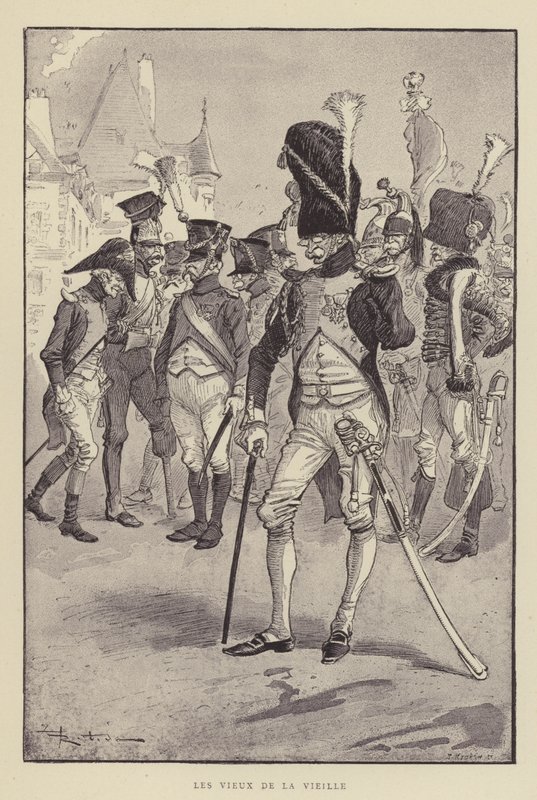I vecchi della vecchia guardia da after Albert Robida