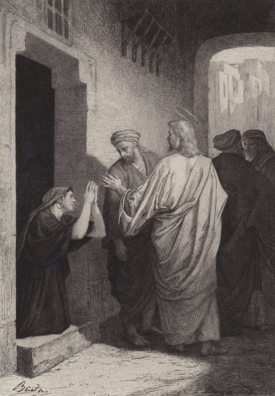 La donna di Canaan da after Albert Robida