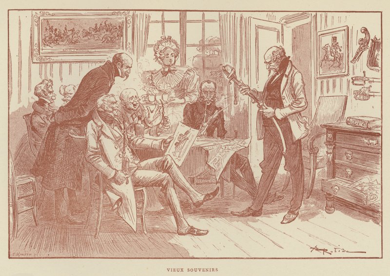 Vecchi ricordi da after Albert Robida