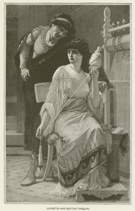 Lucrezia e Sesto Tarquinio da after Alexandre Cabanel