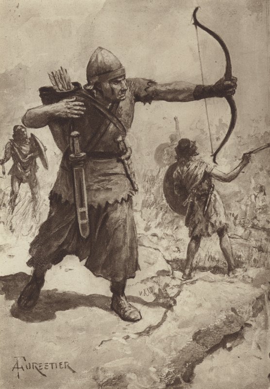 Arcieri e frombolieri asiatici da after Amedee Forestier