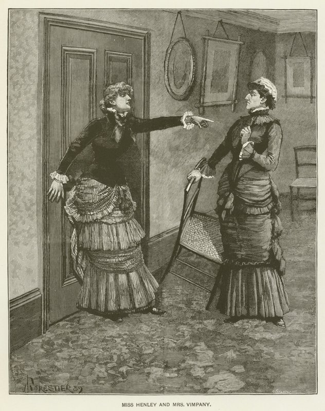 Miss Henley e Mrs Vimpany da after Amedee Forestier