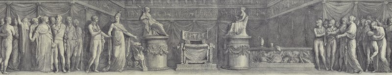 La Francia invita Napoleone a sedersi sul trono imperiale da after Andrea Appiani the Elder