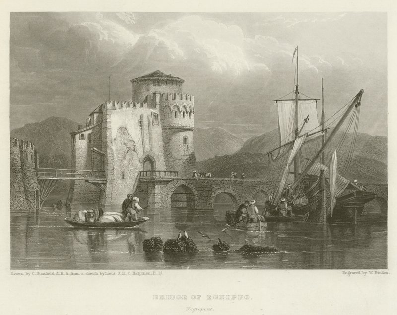 Ponte di Egnippo, Negroponte da after C. Stanfield