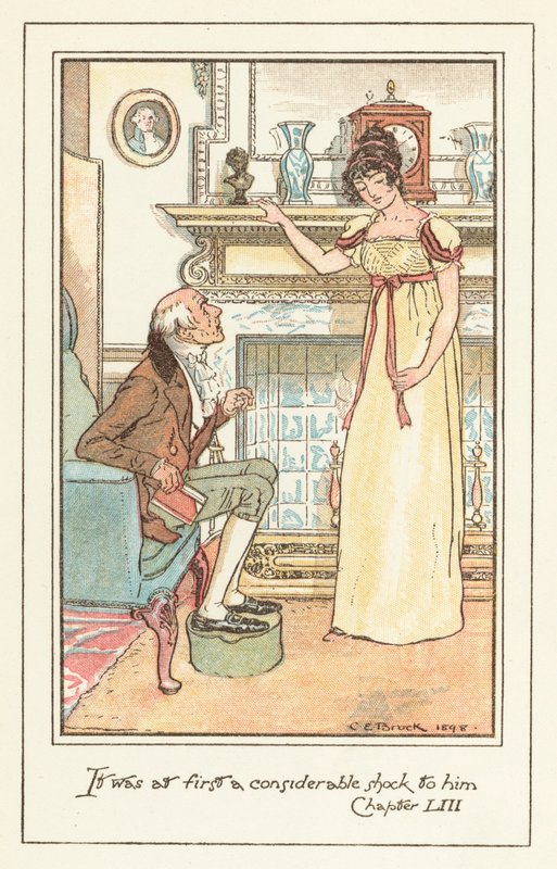 Illustrazione per Emma di Jane Austen da after Charles Edmund Brock