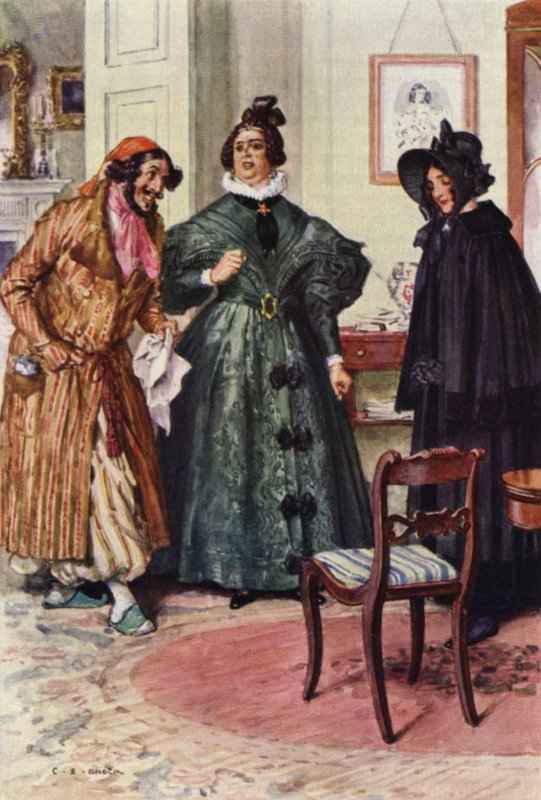 Illustrazione per Nicholas Nickleby da after Charles Edmund Brock