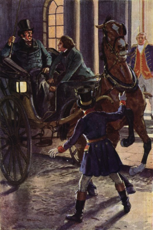 Illustrazione per Nicholas Nickleby da after Charles Edmund Brock