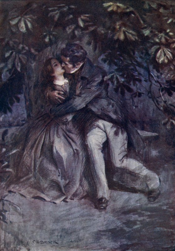 Mr Rochester dichiara il suo amore da after Charles Edmund Brock