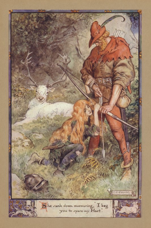 Si accasciò mormorando, Ti prego di risparmiare il mio cuore da after Charles Edmund Brock