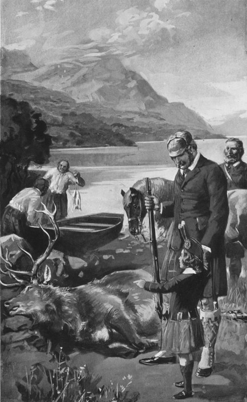 Il Principe di Galles come Giovane Highlander da after Charles Mills Sheldon