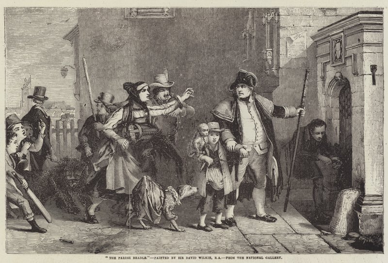 Il beadle parrocchiale da after David Wilkie
