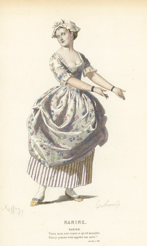 Nanine da after Edmond A.F. Geffroy