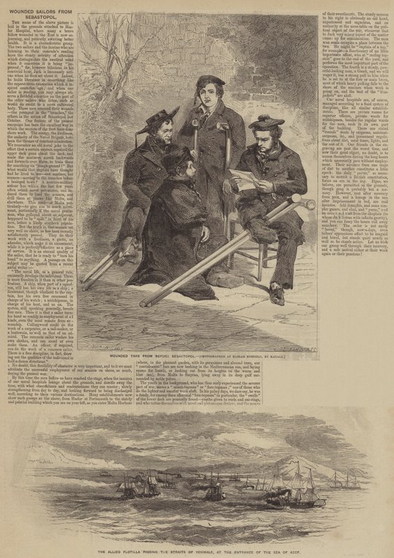 Marinai feriti da Sebastopoli da after Edmond Morin