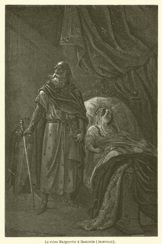 La regina Margherita a Damietta da after Emile Antoine Bayard