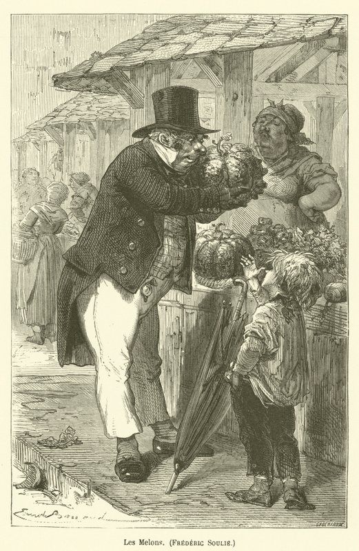 Les Melons, Frederic Soulie da after Emile Antoine Bayard
