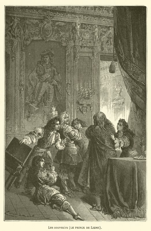 I ricordi, il principe di Ligne da after Emile Antoine Bayard