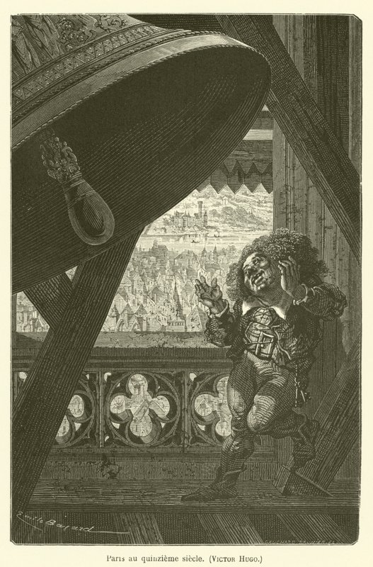 Parigi nel quindicesimo secolo, Victor Hugo da after Emile Antoine Bayard