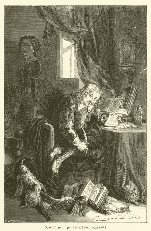 Scarron dipinto da sé stesso, Scarron da after Emile Antoine Bayard