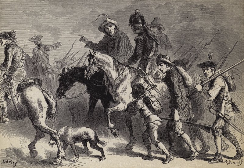 Rivolta della yeomanry del New England da after Felix Octavius Carr Darley