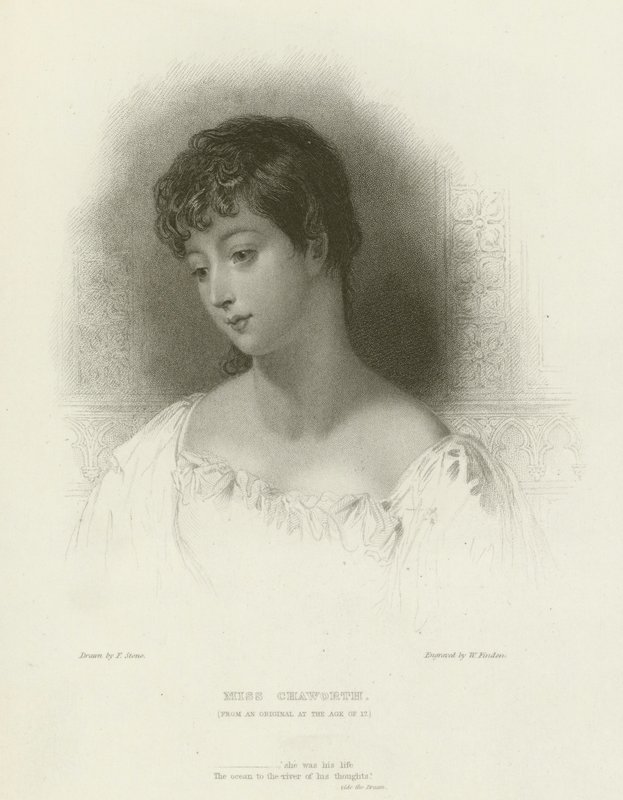 Miss Chaworth da after Frank Stone