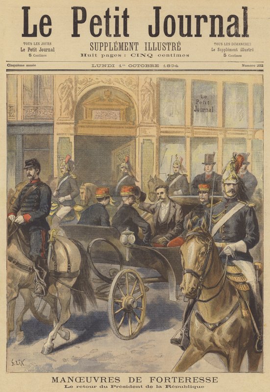 Il presidente Casimir-Perier di ritorno dalle manovre dell