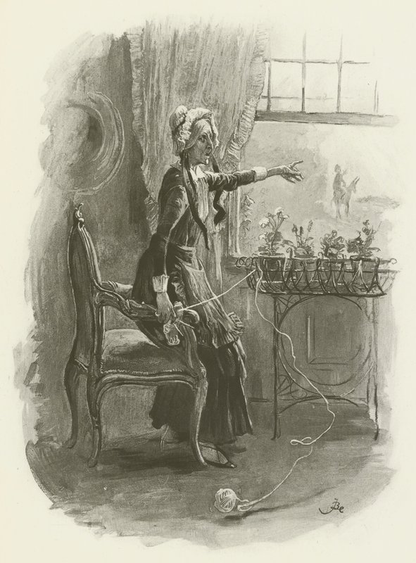 Miss Betsy Trotwood da after Frederick Barnard