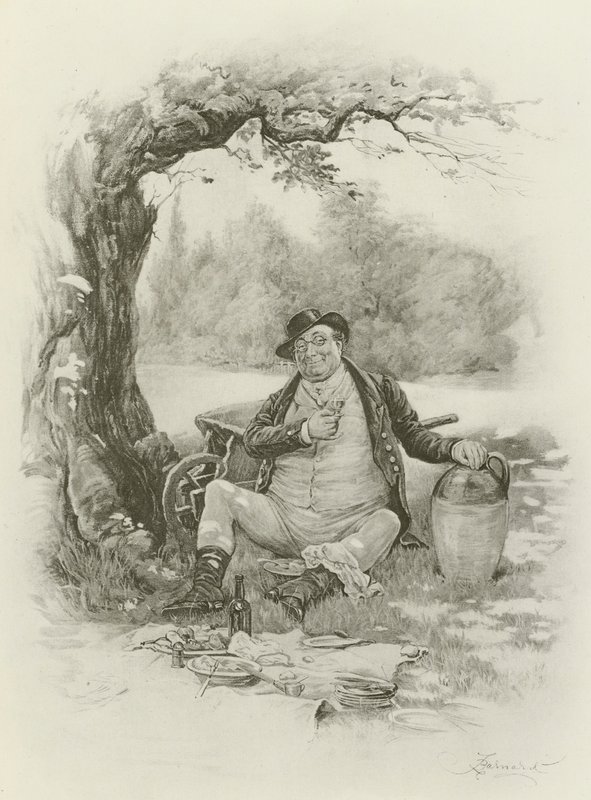 Mr Pickwick da after Frederick Barnard