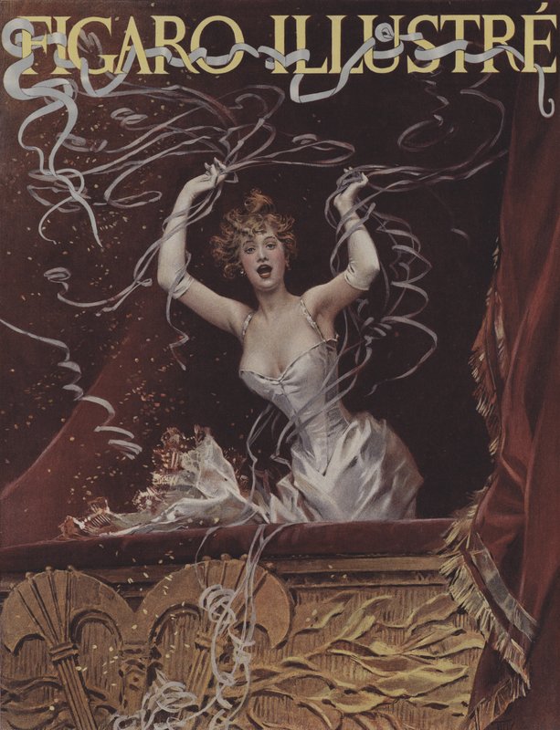 I Serpentini. Copertina di Le Figaro Illustré, marzo 1894 da after Frederik Hendrik Kaemmerer