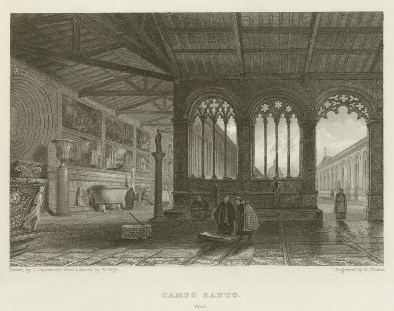 Campo Santo, Pisa da after George Cattermole