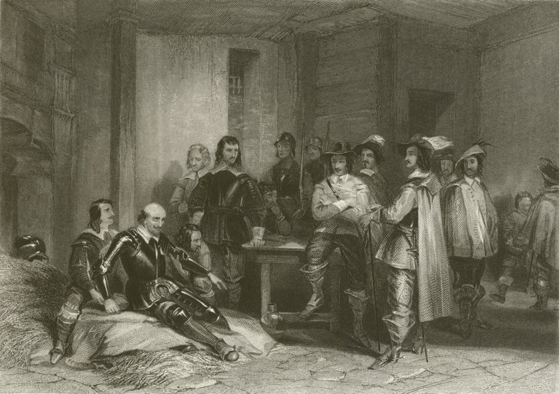 Morte del Conte di Lindsey da after George Cattermole